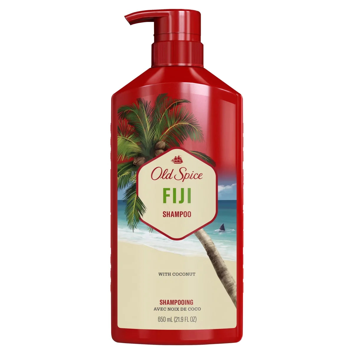 Old Spice Shampoo - 21.9 fl oz: Basic Cleansing, All Hair Types, Tropical Scent, Daily Use