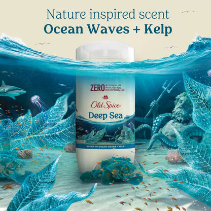 Old Spice Fresh Collection Deodorant Deep Sea Ocean Elements - 3oz