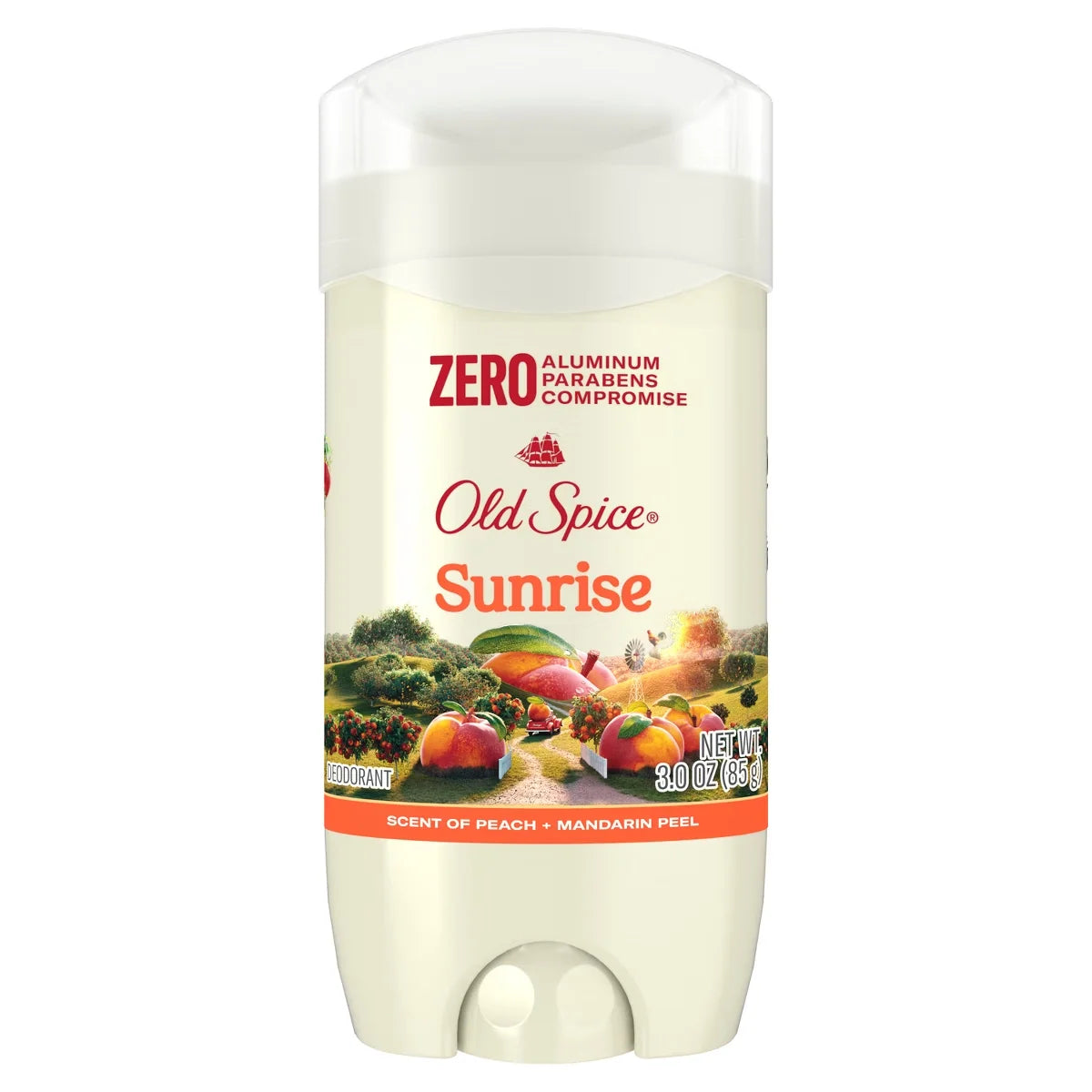 Old Spice Deodorant - Sunrise - Peach and Vanilla Scented - Aluminum-Free 3oz: Invisible Solid, Under Arm Use
