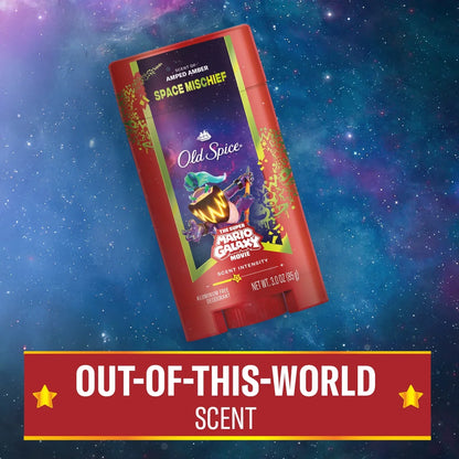 Old Spice x The Super Mario Galaxy Movie 24/7 Lasting Freshness Aluminum-Free Men’s Deodorant - Space Mischief - 3oz