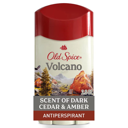 Old Spice Men's Volcano with Charcoal Antiperspirant & Deodorant - 2.6oz: Invisible Solid, Fresh Scent, Normal Skin