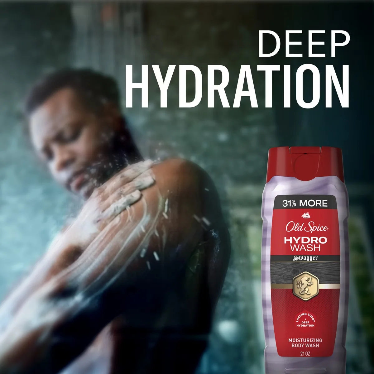 Old Spice Men's Moisturizing Hydro Body Wash - Swagger Scent - 21 fl oz: Liquid, Whole Body, Normal Skin, Deep Hydration