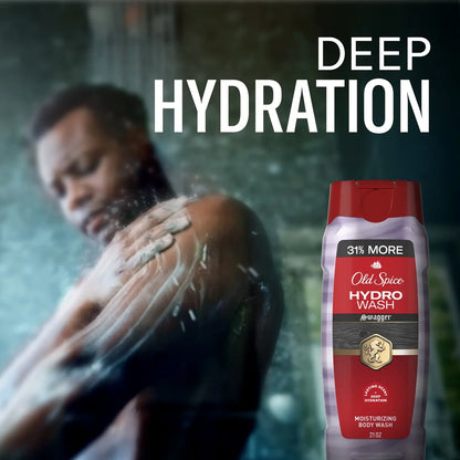 Old Spice Men's Moisturizing Hydro Body Wash - Swagger Scent - 21 fl oz: Liquid, Whole Body, Normal Skin, Deep Hydration