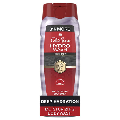 Old Spice Men's Moisturizing Hydro Body Wash - Swagger Scent - 21 fl oz: Liquid, Whole Body, Normal Skin, Deep Hydration