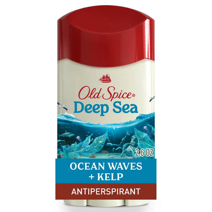 Old Spice Men's Deep Sea with Ocean Elements Antiperspirant & Deodorant - 2.6oz: Fresh Scent, Invisible Solid