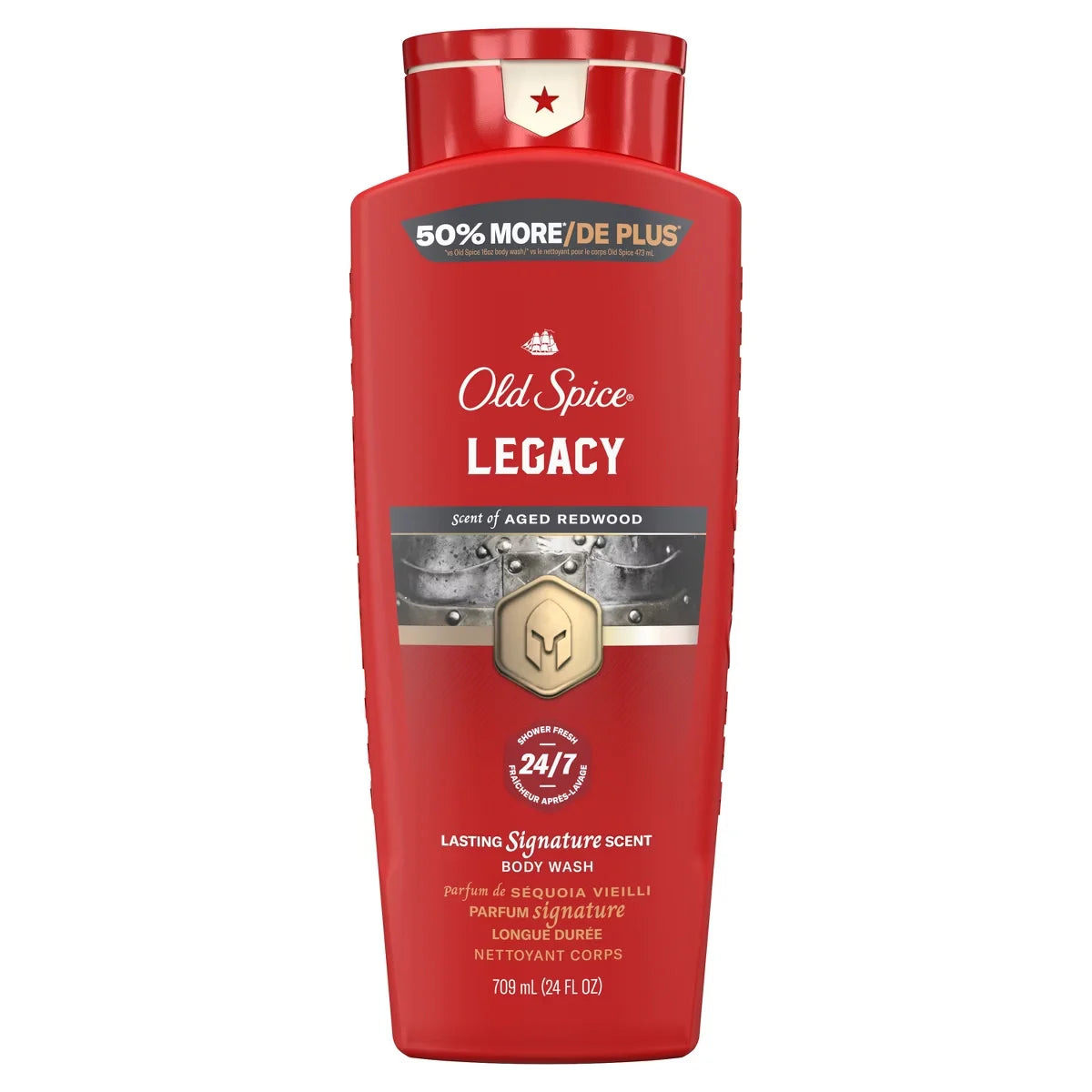 Old Spice Red Collection Men's Long-Lasting Fragrance Refreshing Clean Body Wash - Legacy - 24 fl oz