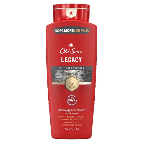 Old Spice Red Collection Men's Long-Lasting Fragrance Refreshing Clean Body Wash - Legacy - 24 fl oz