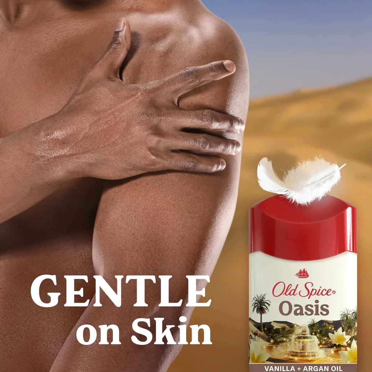 Old Spice Antiperspirant & Deodorant - Invisible Solid - Oasis - 2.6oz: Under Arm, Vanilla Scent, Normal Skin