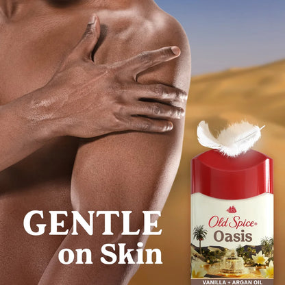 Old Spice Antiperspirant & Deodorant - Invisible Solid - Oasis - 2.6oz: Under Arm, Vanilla Scent, Normal Skin