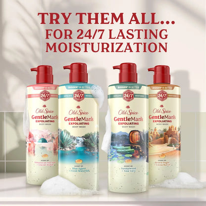 Old Spice GentleMan's Blend Body Wash - Blue Agave - 26oz: Paraben-Free, Sulfate-Free, Liquid, For Normal Skin