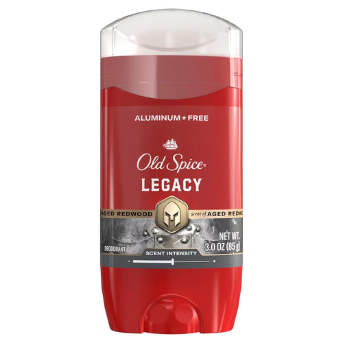 Old Spice Men's Long-Lasting Freshness 24-Hour Odor Protection Red Collection Deodorant - Legacy - 3oz