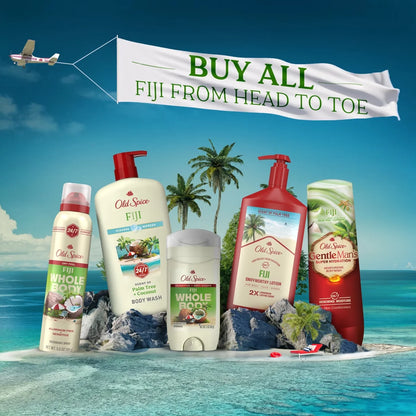 Old Spice Whole Body Spray Deodorant for Men - Fiji - Aluminum-Free 3.5oz