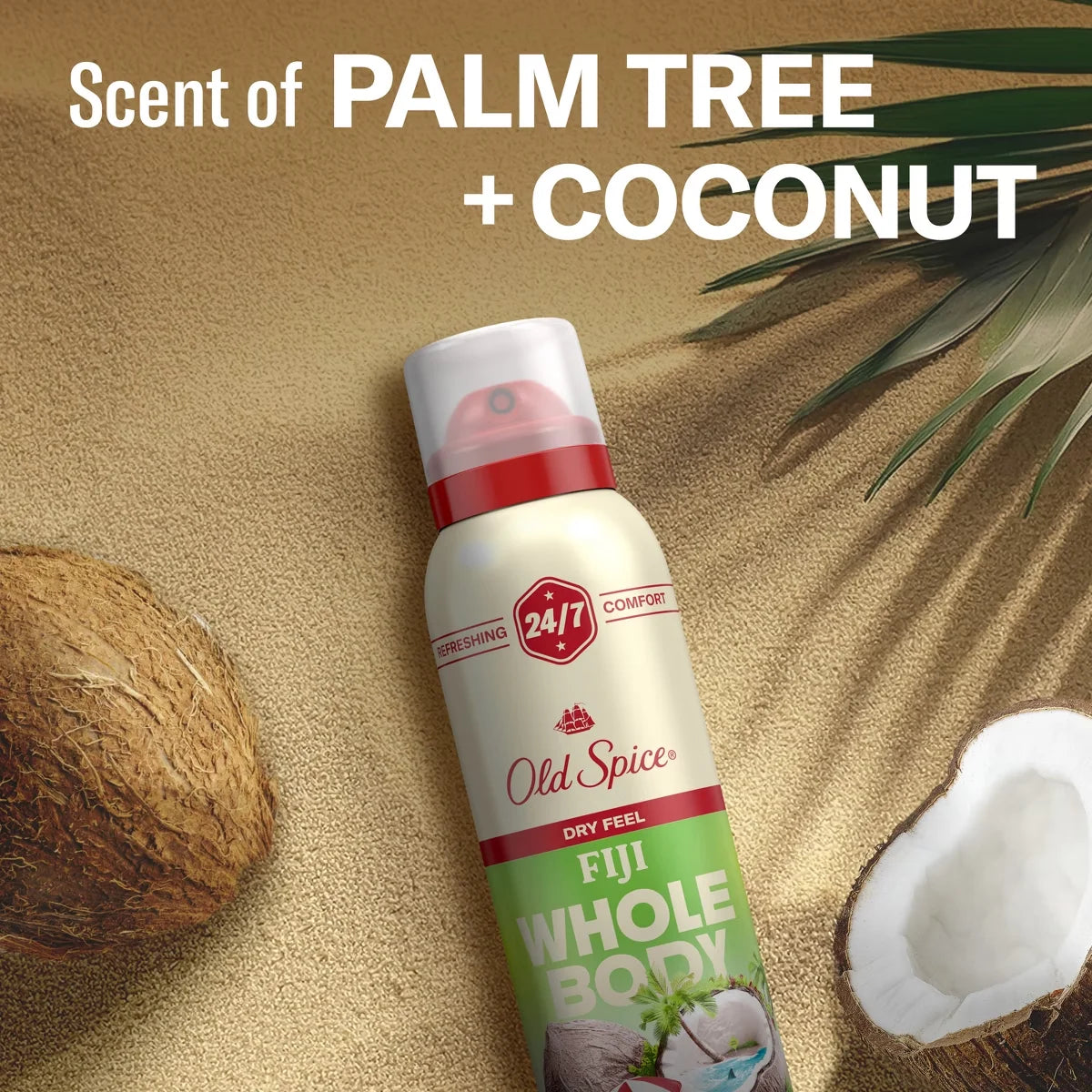 Old Spice Whole Body Spray Deodorant for Men - Fiji - Aluminum-Free 3.5oz