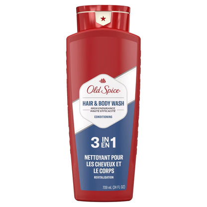 Old Spice High Endurance 3 in 1 Hair Body Wash - 24 fl oz