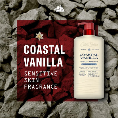 Old Spice Windborn Collection Men's Body Wash for Normal Skin - Coastal Vanilla Scent - 20 fl oz