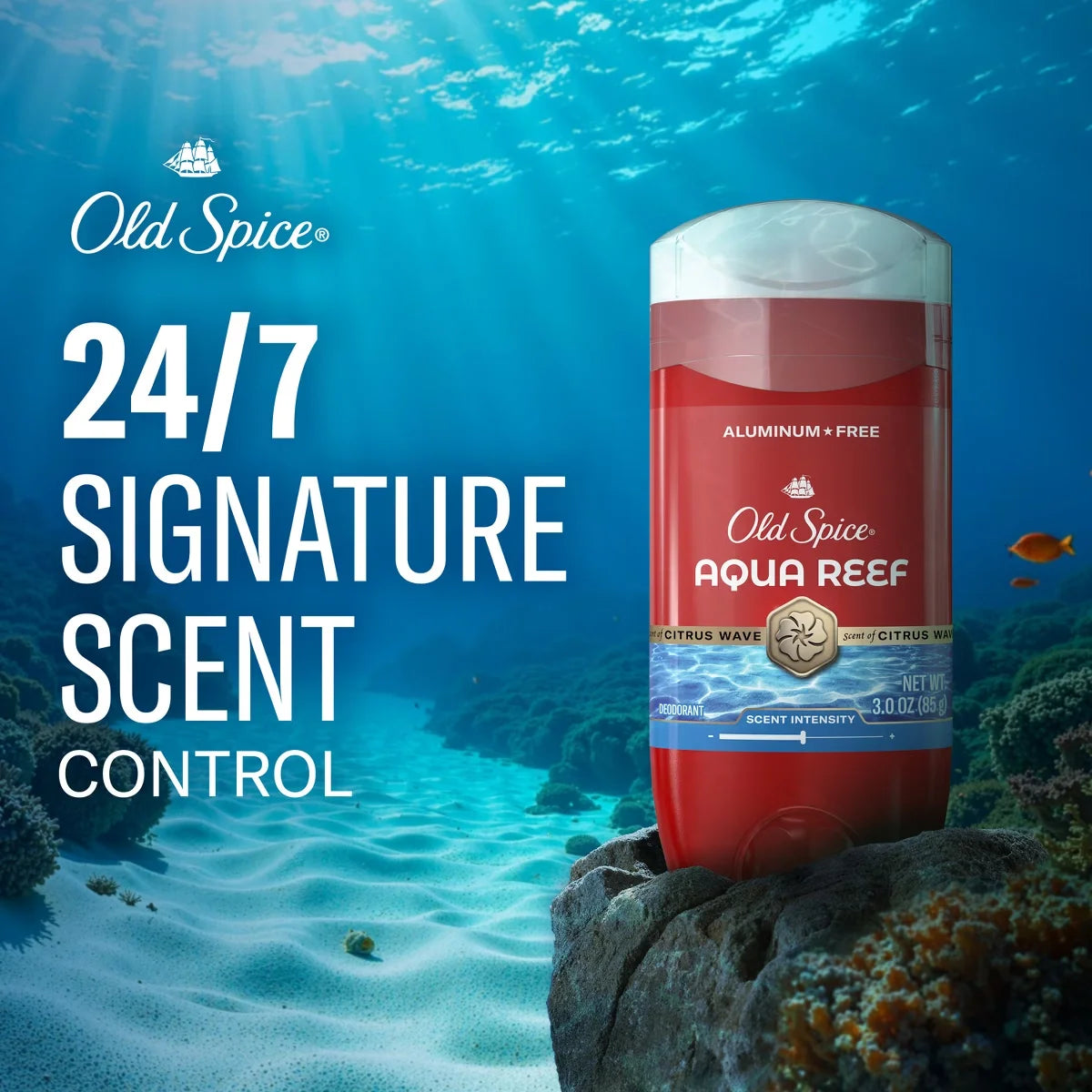 Old Spice Deodorant Aqua Reef Twin Pack - 3oz/2pk