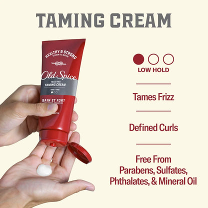 Old Spice Styling Anti-Frizz Taming Cream - 6 fl oz