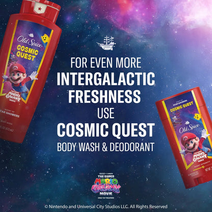 Old Spice x The Super Mario Galaxy Men’s Some Grit Cosmic Quest Cold Processed Bar Soap - Scent of Star Showers - 5oz