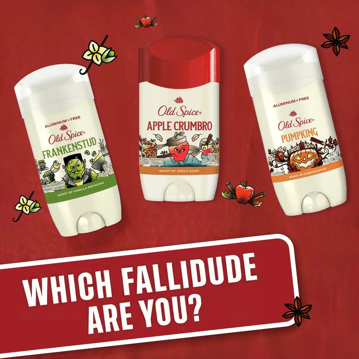 Old Spice Holidudes Deodorant - Apple Crumbro - 2.6oz