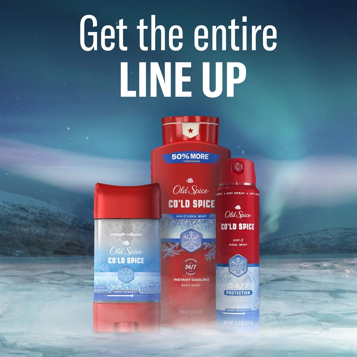 Old Spice Red Collection Men's Long-Lasting Fragrance Refreshing Clean Body Wash - Cold Spice Scent - 24 fl oz