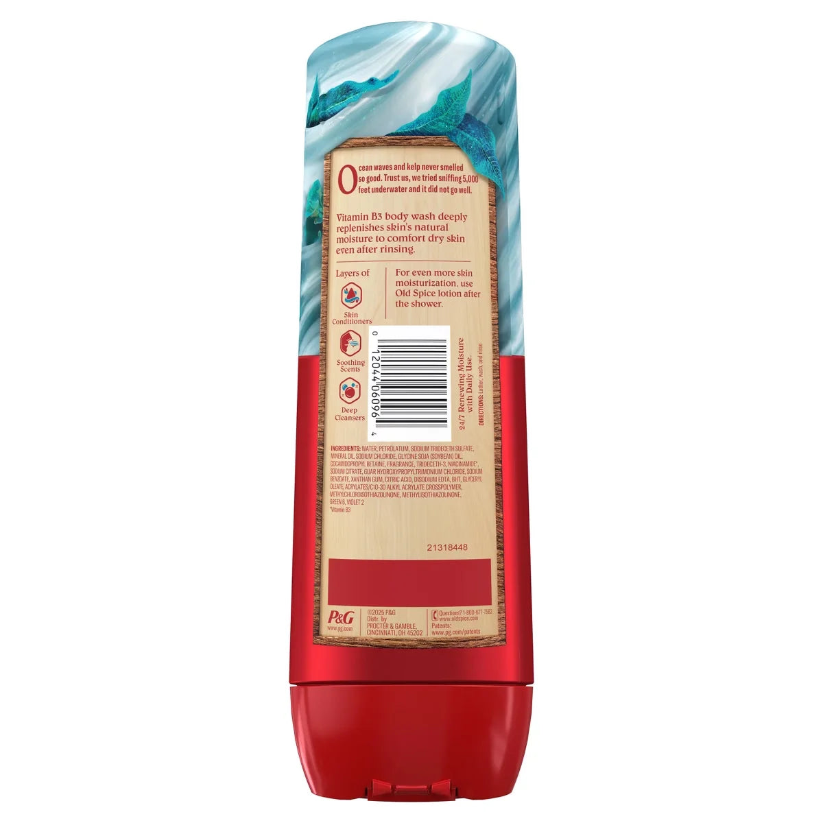Old Spice Super Hydration Moisturizing Body Wash - Deep Sea - 20 fl oz: Paraben-Free, Whole Body, Liquid