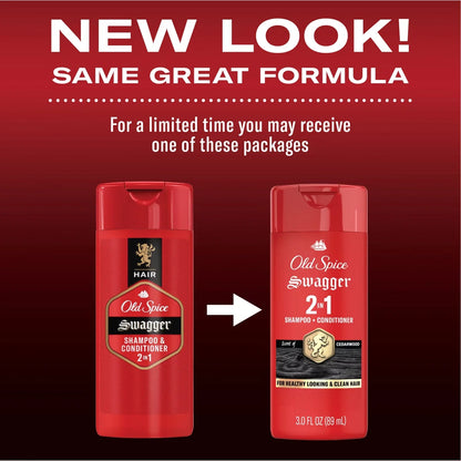 Old Spice Men's Swagger 2-in-1 Shampoo & Conditioner