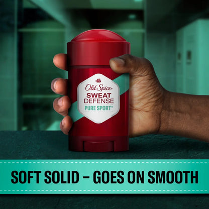 Old Spice Hardest Working Collection Sweat Defense Solid Antiperspirant & Deodorant Pure Sport Plus Twin Pack - 2.6oz