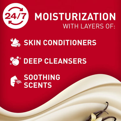 Old Spice Super Hydration Body Wash GentleMan's Blend for Deep Cleaning and 24/7 Renewing Moisture - Vanilla & Shea Butter - 20 fl oz