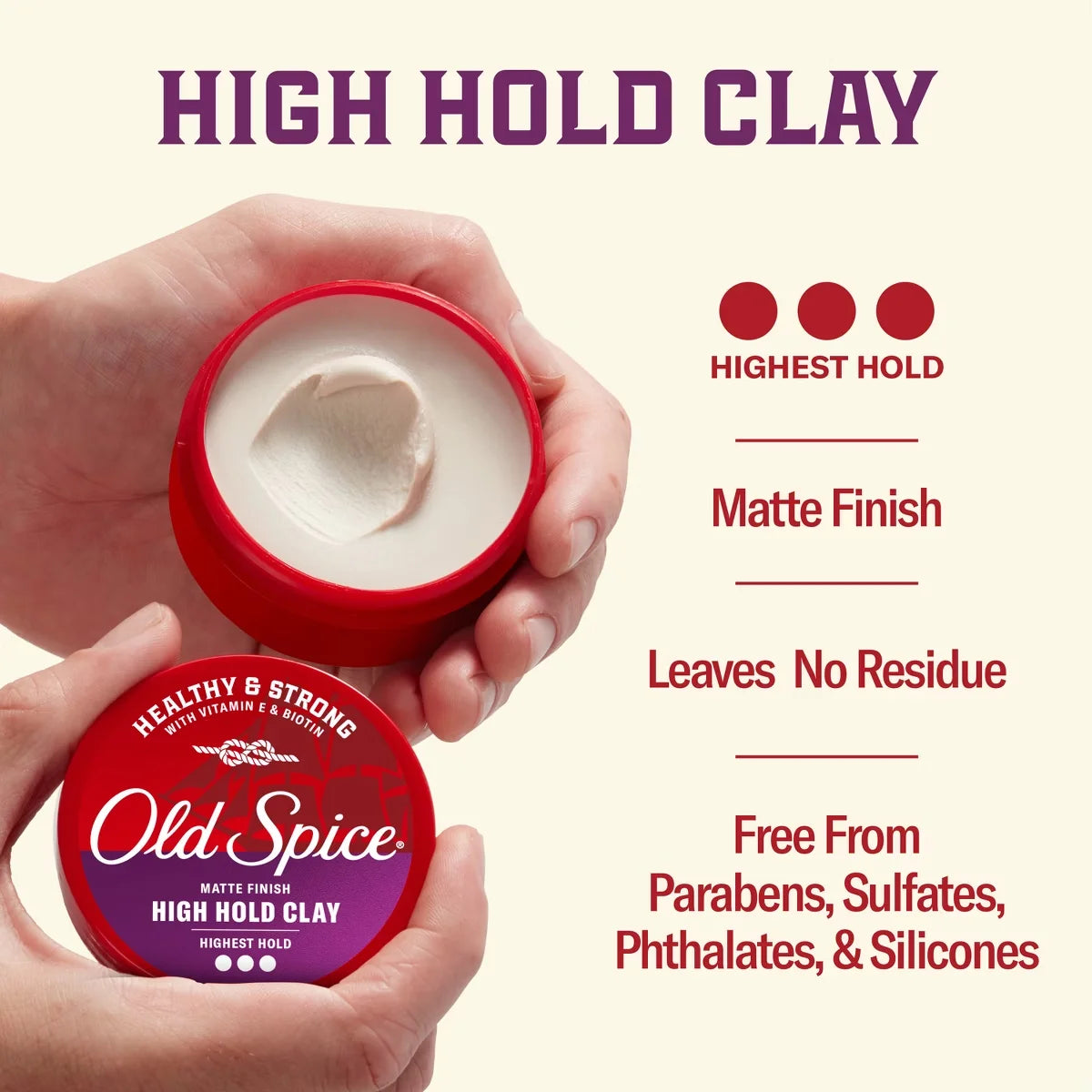 Old Spice High Hold Clay - 2.22oz