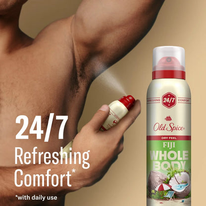 Old Spice Whole Body Spray Deodorant for Men - Fiji - Aluminum-Free 3.5oz