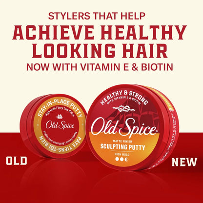 Old Spice Healthy & Strong Sculpting Putty Pomade - 2.22oz