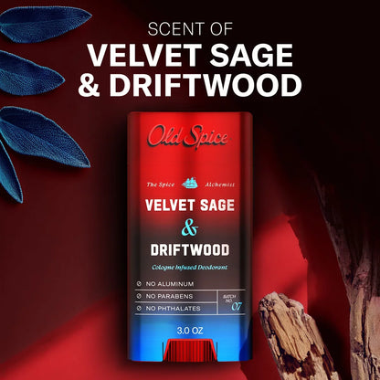 Old Spice x The Spice Alchemist Collection Cologne Infused Deodorant - Velvet Sage and Driftwood - 3oz