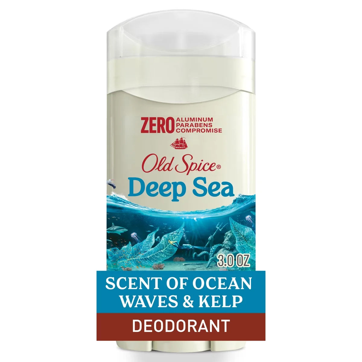 Old Spice Fresh Collection Deodorant Deep Sea Ocean Elements - 3oz