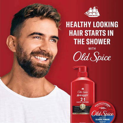 Old Spice Men's Swagger 2-in-1 Shampoo & Conditioner