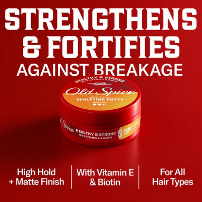 Old Spice Healthy & Strong Sculpting Putty Pomade - 2.22oz
