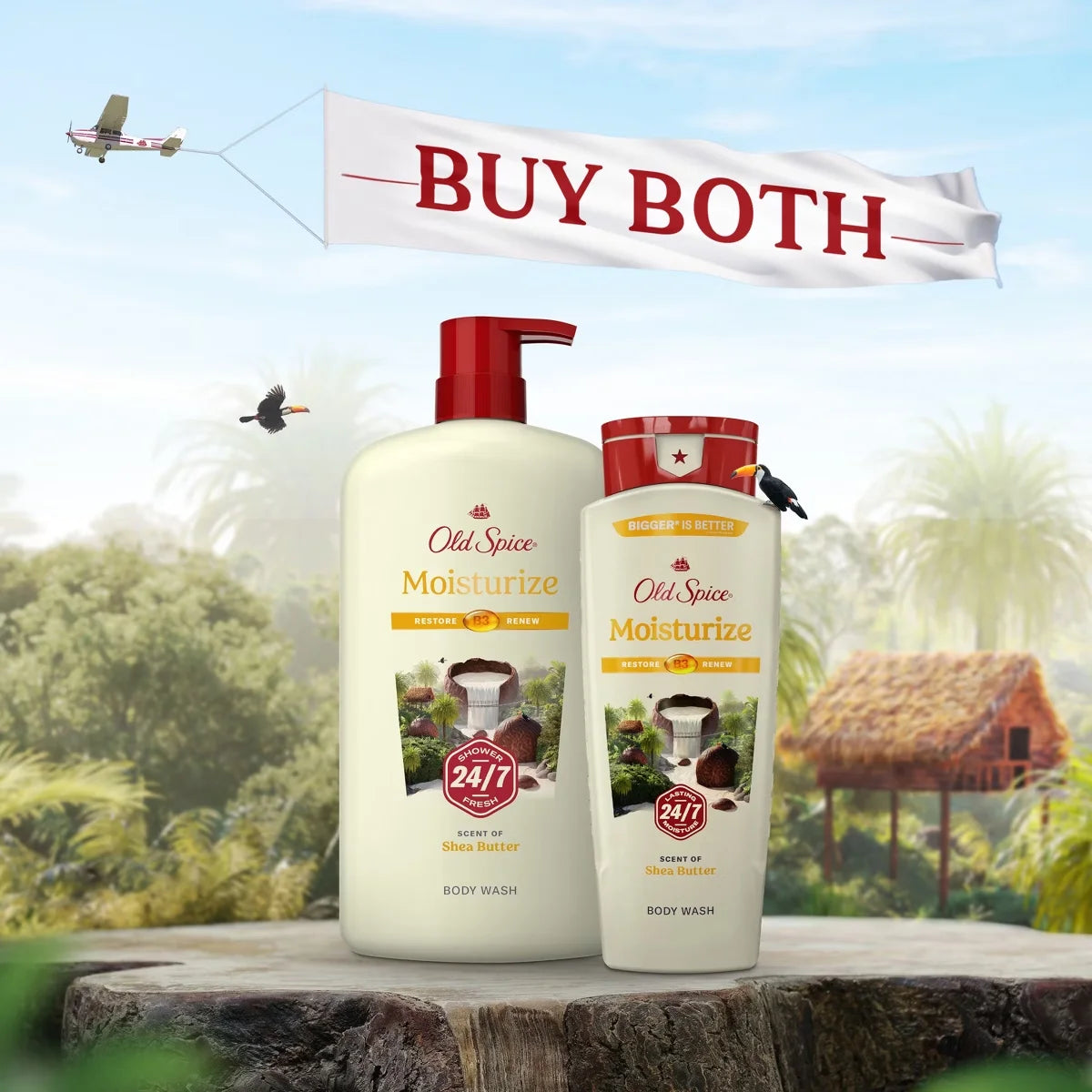 Old Spice Men's Body Wash - Moisturize with Shea Butter