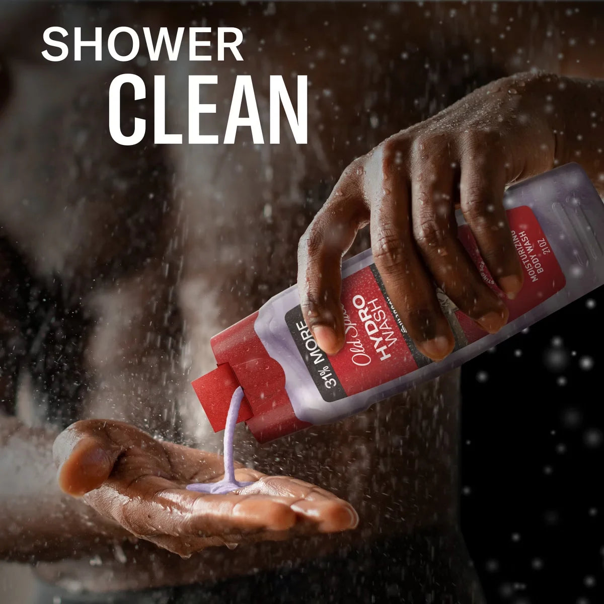 Old Spice Men's Moisturizing Hydro Body Wash - Swagger Scent - 21 fl oz: Liquid, Whole Body, Normal Skin, Deep Hydration