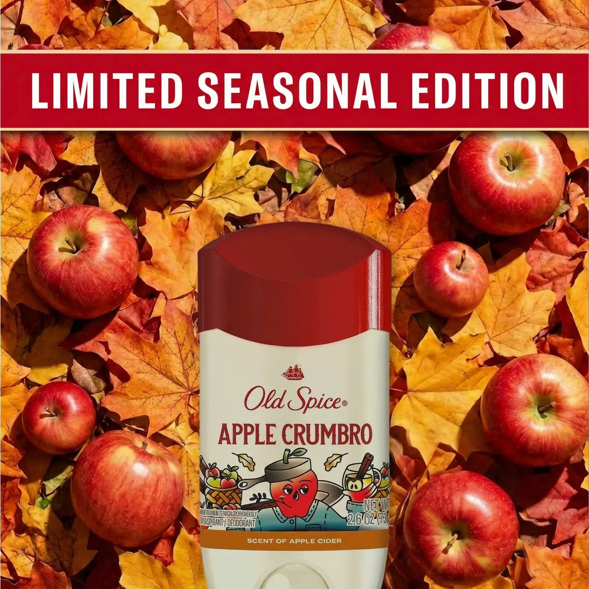 Old Spice Holidudes Deodorant - Apple Crumbro - 2.6oz