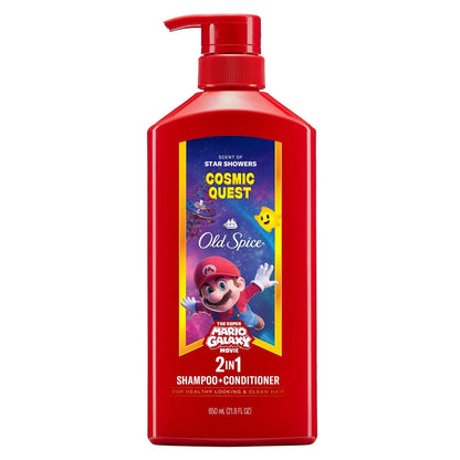 Old Spice Super Mario Cosmic Galaxy 2-in-1 Shampoo and Conditioner - 21.9 fl oz