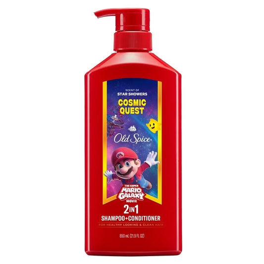 Old Spice Super Mario Cosmic Galaxy 2-in-1 Shampoo and Conditioner - 21.9 fl oz