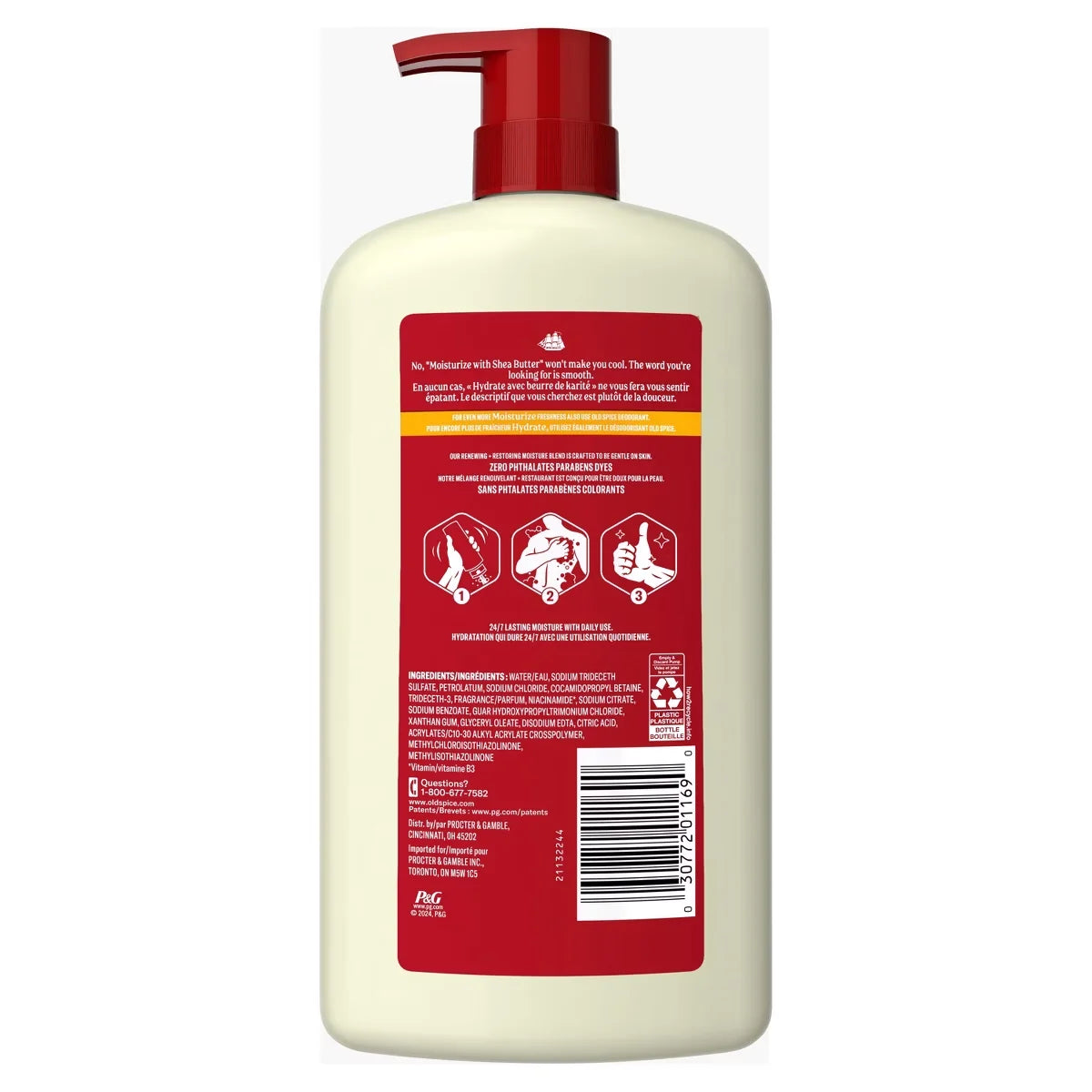 Old Spice Men's Body Wash - Moisturize with Shea Butter