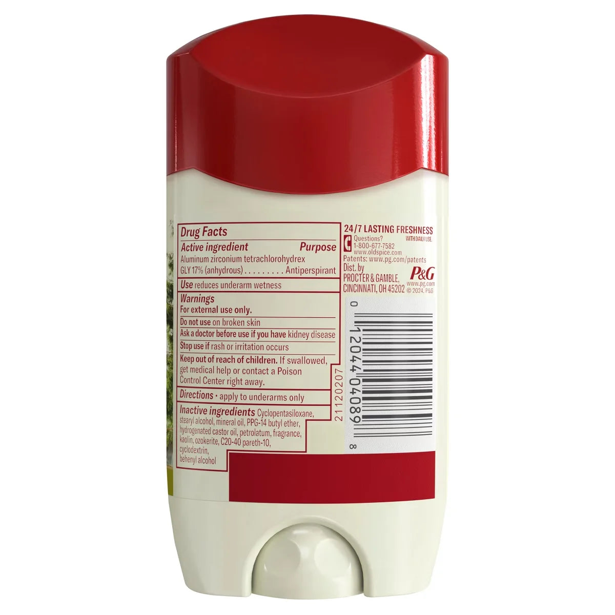 Old Spice Men's Timber with Sandalwood Antiperspirant Deodorant - 2.6oz
