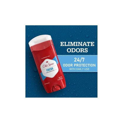 Old Spice High Endurance Deodorant for Men - Aluminum-Free 3.4oz/2pk: Under Arm, Invisible Solid, Fresh Scent, Normal Skin