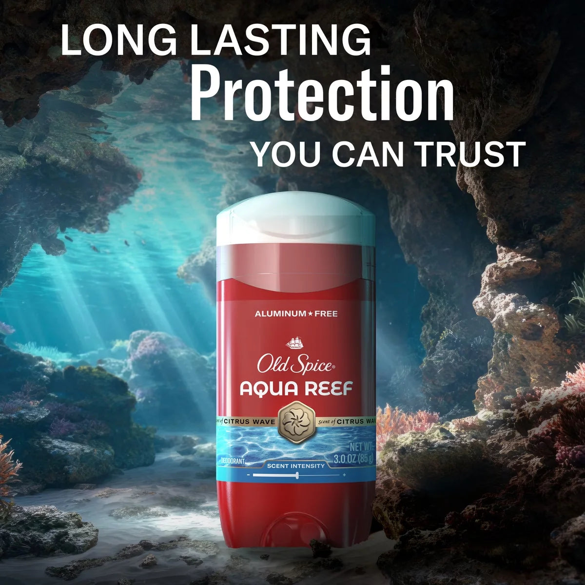 Old Spice Deodorant Aqua Reef Twin Pack - 3oz/2pk