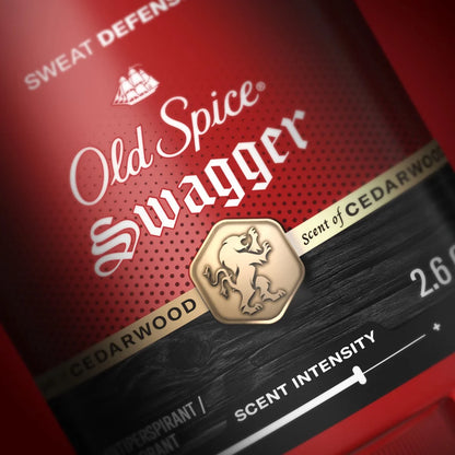 Old Spice Hardest Working Collection Sweat Defense Stronger Swagger Solid Antiperspirant & Deodorant - 2.6oz