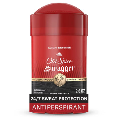 Old Spice Hardest Working Collection Sweat Defense Stronger Swagger Solid Antiperspirant & Deodorant - 2.6oz