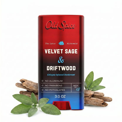Old Spice x The Spice Alchemist Collection Cologne Infused Deodorant - Velvet Sage and Driftwood - 3oz