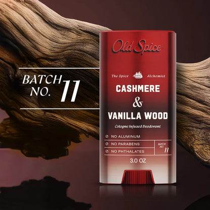 Old Spice x The Spice Alchemist Collection Cologne Infused Deodorant - Cashmere and Vanilla Wood - 3oz