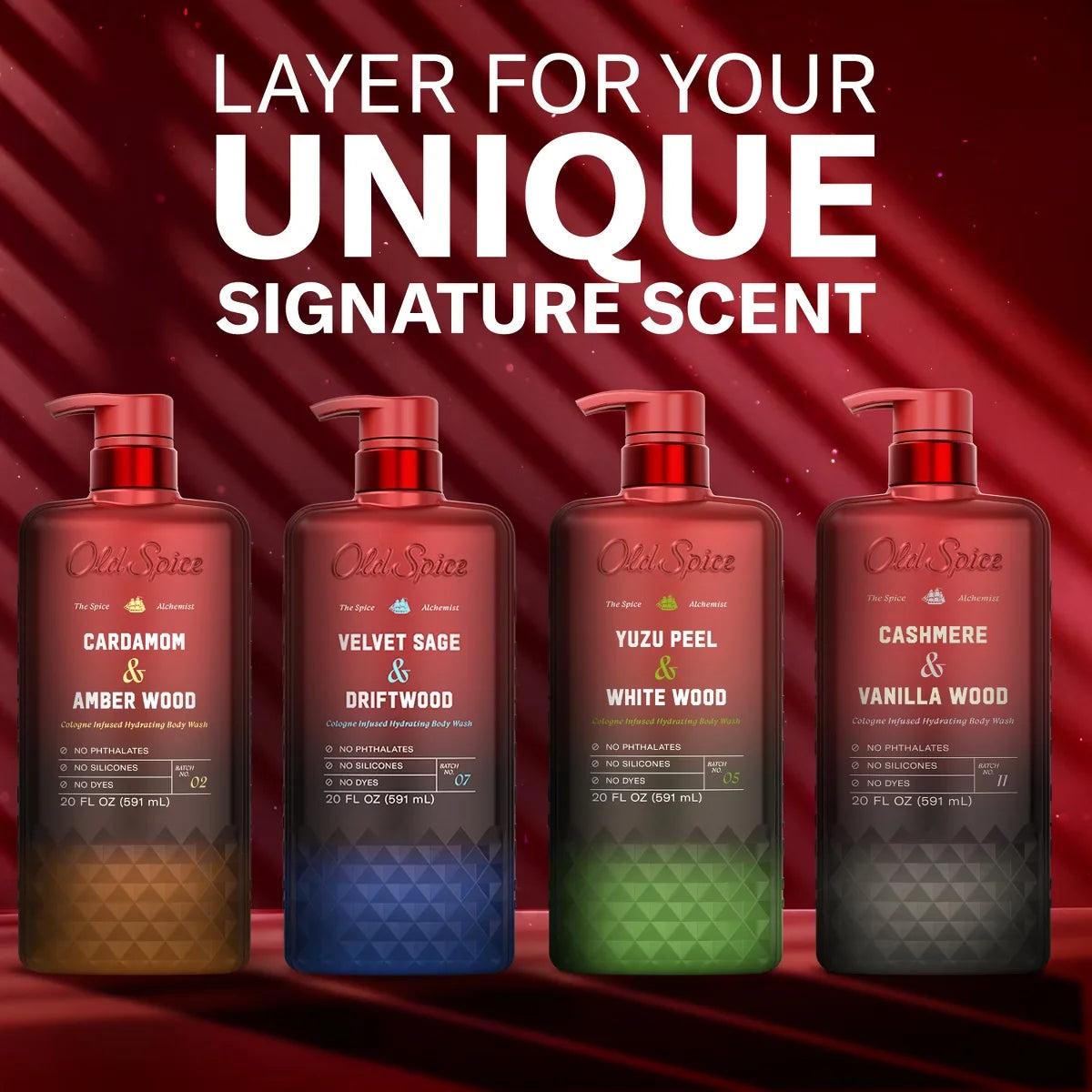 Old Spice x The Spice Alchemist Collection Men's Crafted for Compliments Cologne Infused Body Wash - Velvet Sage and Driftwood Scent - 20 fl oz
