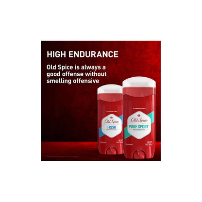 Old Spice High Endurance Deodorant for Men - Aluminum-Free - 3.4oz/2pk: Invisible Solid, Fresh Scent, For Normal Skin
